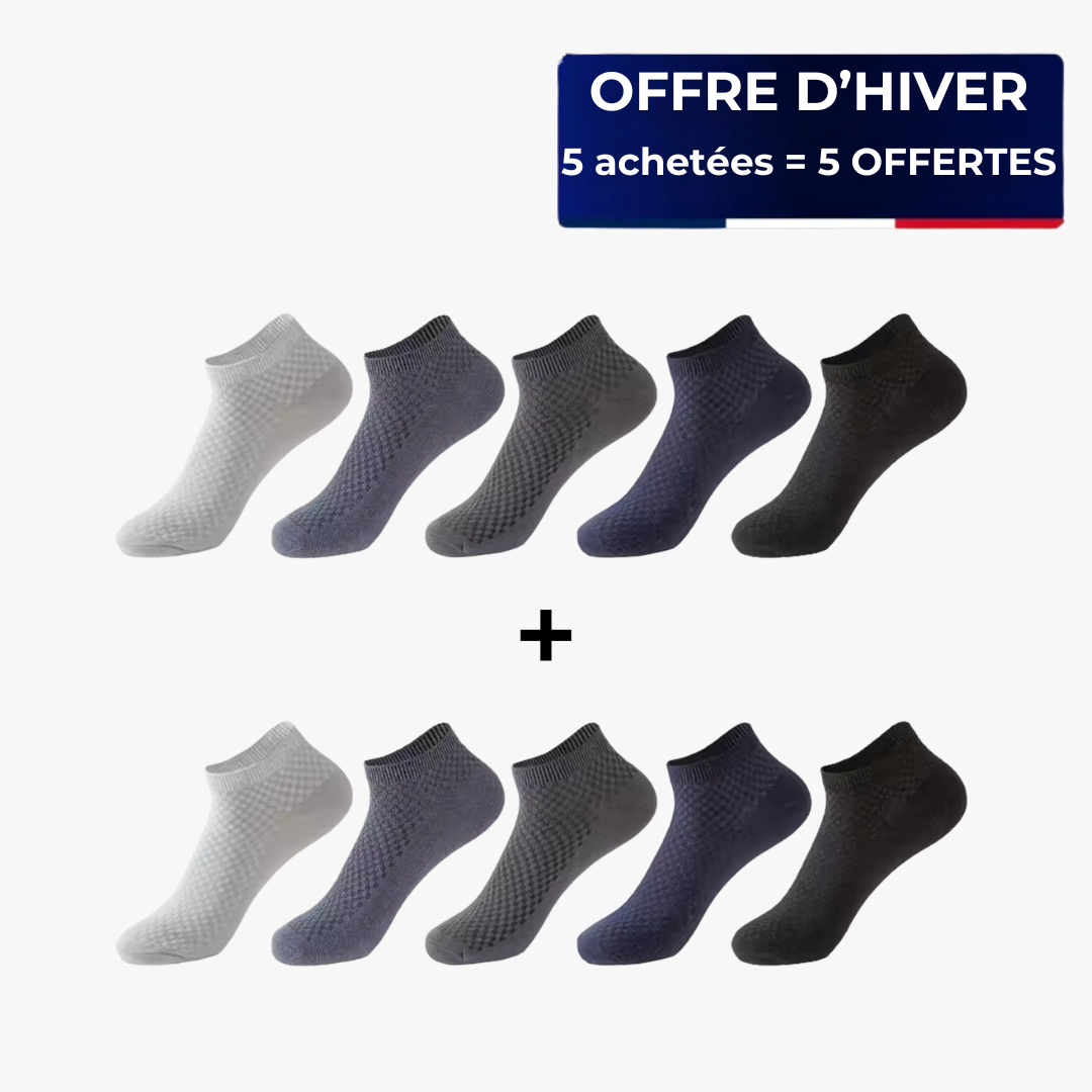 Chaussettes Aurella - Confort et fraîcheur!