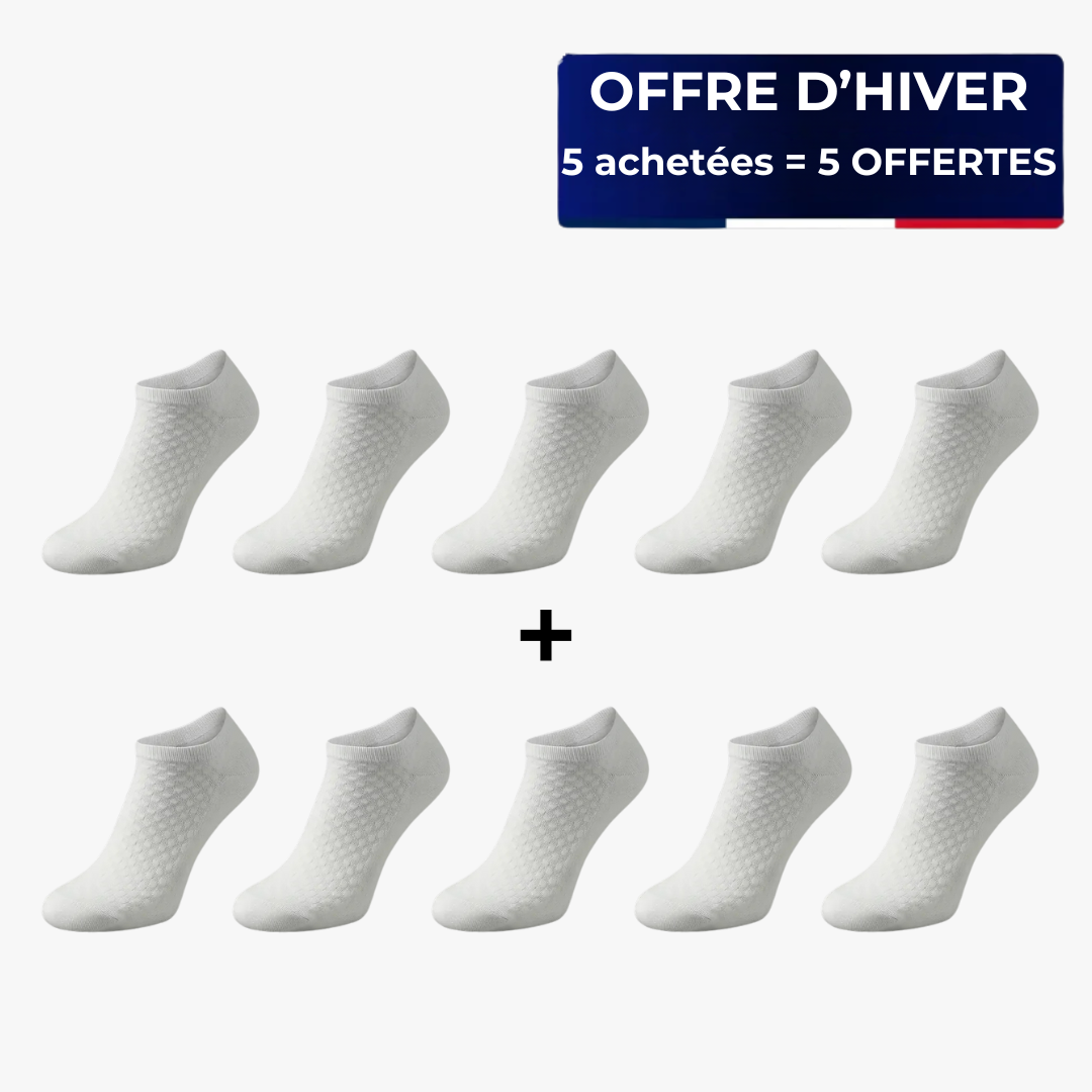 Chaussettes Aurella - Confort et fraîcheur!